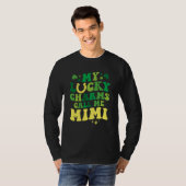 My Lucky Charms Call Me Mimi Groovy St Patrick's D Tシャツ (正面フル)