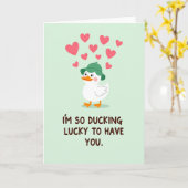 My Lucky Duck Card カード (黄色い花)