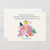 My Lungs Smile When We Think of You ポストカード (正面/裏面)