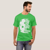 My Medicine for Happiness Ball Sports Athlete gift Tシャツ (正面フル)