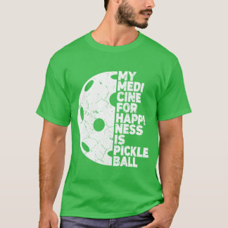 My Medicine for Happiness Ball Sports Athlete gift Tシャツ