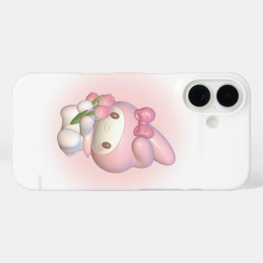 My Melody iPhone Phone cover Case-Mate iPhoneケース (裏面 (横))