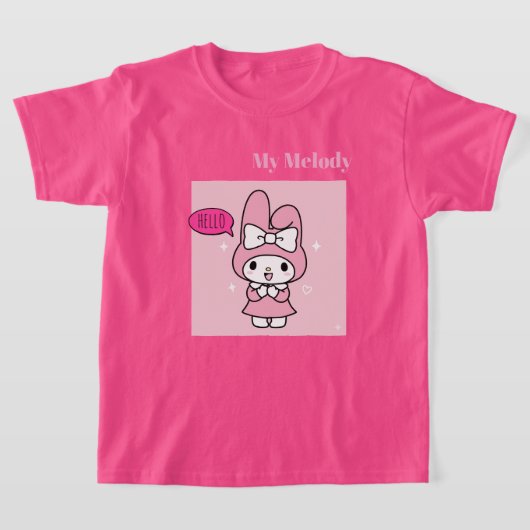 My Melody  Tシャツ (レイダウン)