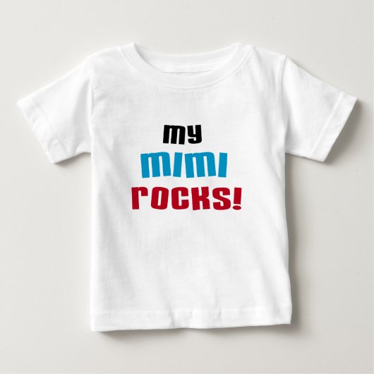 My Mimi Rocks Tシャツ&ギフト ベビーTシャツ (正面)
