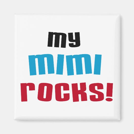 My Mimi Rocks Tシャツ&ギフト マグネット (正面)