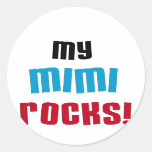 My Mimi Rocks Tシャツ&ギフト ラウンドシール