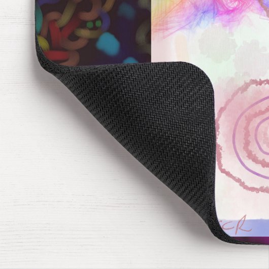 My Mind - Blown Impressionist Art Mousepad マウスパッド (コーナー)