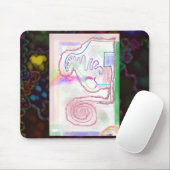 My Mind - Blown Impressionist Art Mousepad マウスパッド (マウス)