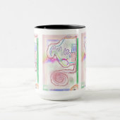 My Mind - Blown Impressionist Art Mug マグカップ (中央)