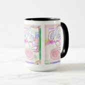 My Mind - Blown Impressionist Art Mug マグカップ (正面右)