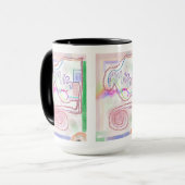 My Mind - Blown Impressionist Art Mug マグカップ (正面左)