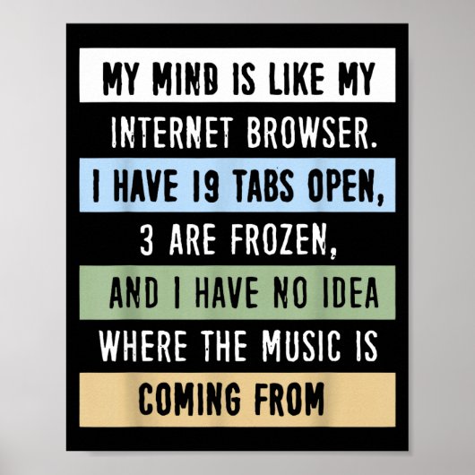 My Mind Is Like A Internet Browser  ポスター (正面)