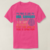 My mind is like my web browser i'm not sure where tシャツ (デザイン正面)