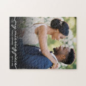 My Missing Piece Photo Valentine's Day Wedding ジグソーパズル (横)