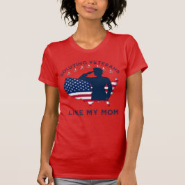 My Momのような溶質退役軍人 – アメリカプライド Tシャツ