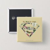 My Mom My Hero 缶バッジ (正面&裏面)