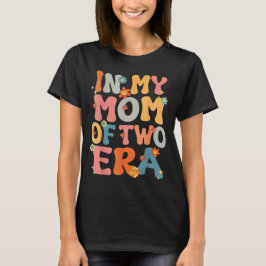 「My Mom of Two Era」時代到来!かわいいママのTシャツ Tシャツ