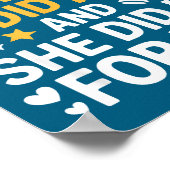 My Mommy Did It Graduation Graduated Mom Proud Chi ポスター (角)