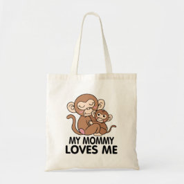 My Mommy Loves Me - Monkeys トートバッグ