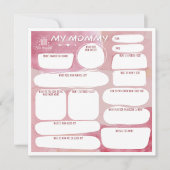 My mommy_personalissizedサンキューカード サンキューカード (正面)