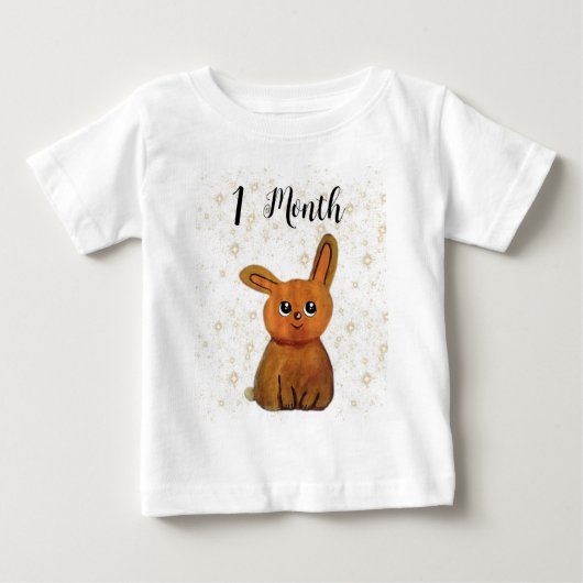 My Monthly Hapiness magic rabbit ベビーTシャツ (正面)