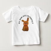 My Monthly Hapiness magic rabbit ベビーTシャツ (正面)