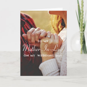My Mother-in-law, Minimalist 結婚's Card カード