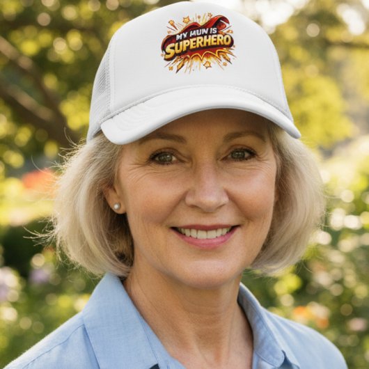 My Mum Is Superhero Trucker Hat キャップ