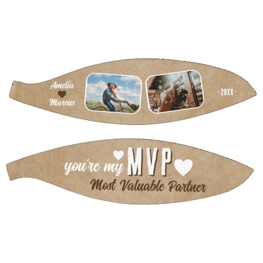 My MVP最も価値のあるパートナーおもしろいの2枚の写真 バスケットボール (パネル)