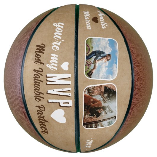 My MVP最も価値のあるパートナーおもしろいの2枚の写真 バスケットボール (縦)