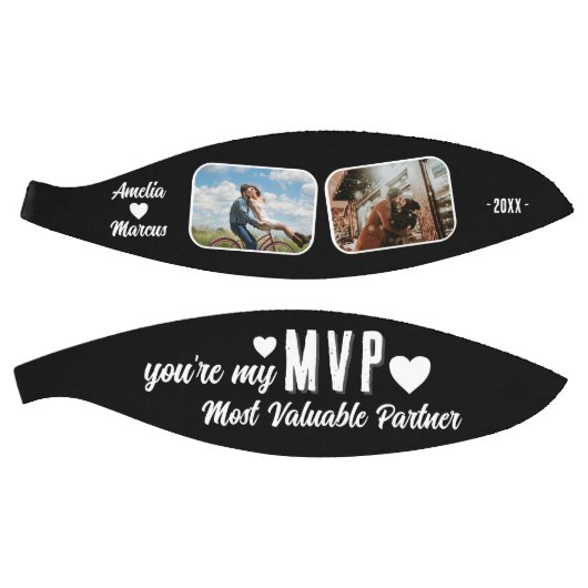 My MVP最も価値のあるパートナーおもしろいの2枚の写真 バスケットボール (パネル)