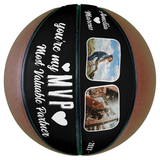 My MVP最も価値のあるパートナーおもしろいの2枚の写真 バスケットボール (縦)