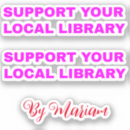 (My Name)ローカルライブラリのサポート – ガーリー シール