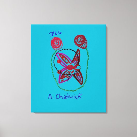 My Name Is Blossom キャンバスプリント (正面)