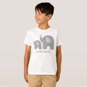 My Nana Loves Me - Elephant 子供へ Shirt Tシャツ (正面フル)