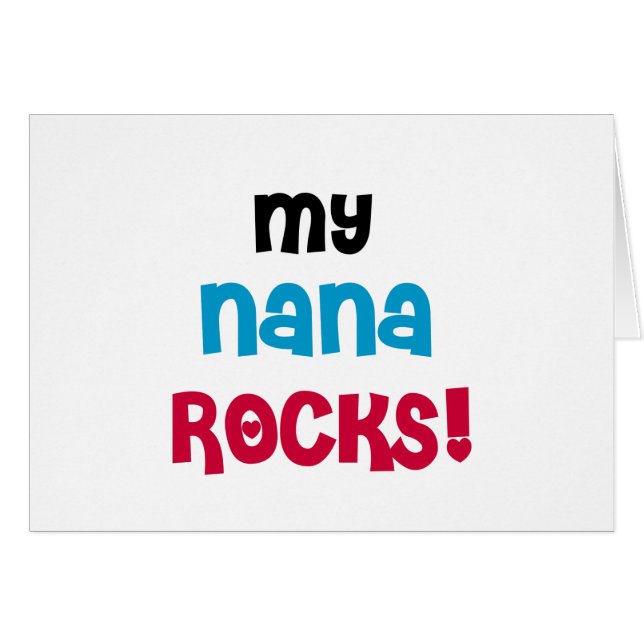My Nana Rocks Tシャツ&ギフト (正面横)