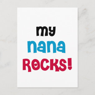 My Nana Rocks Tシャツ&ギフト ポストカード