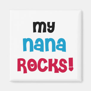 My Nana Rocks Tシャツ&ギフト マグネット