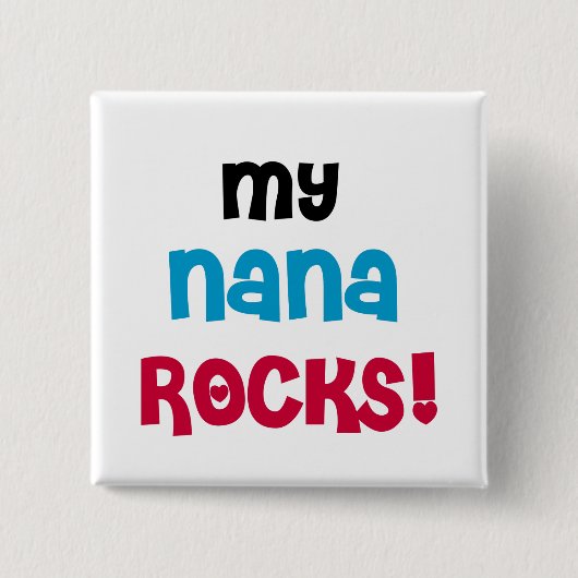My Nana Rocks Tシャツ&ギフト 缶バッジ (正面)
