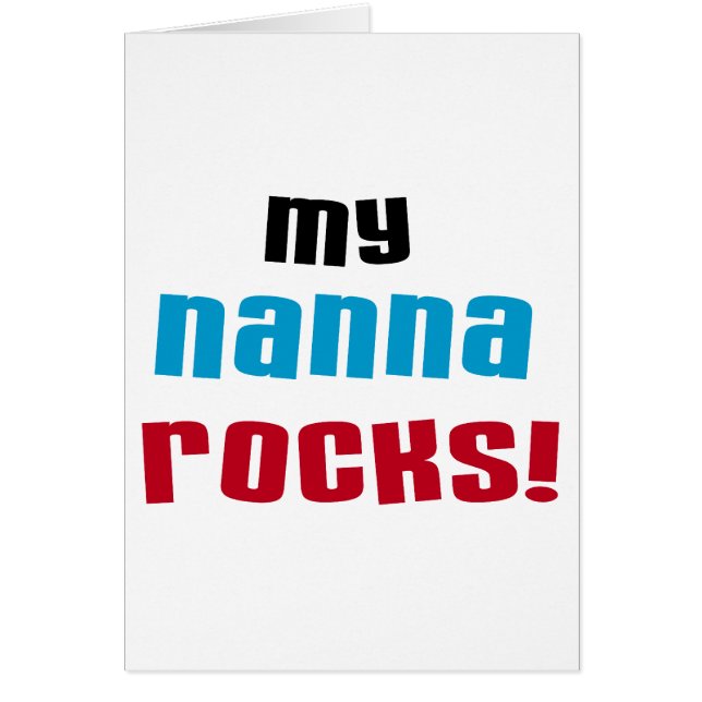 My Nanna Rocks Tシャツ&ギフト (正面)
