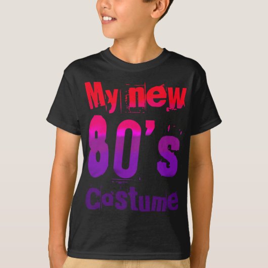 My New 80's Costume Funny Design Tシャツ (正面)
