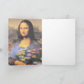 My New Dress - Mona Lisa in a Monet カード (内部)