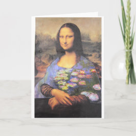 My New Dress - Mona Lisa in a Monet カード