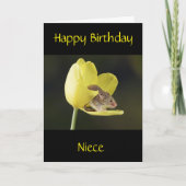 **MY NIECE**カードの誕生日 カード (正面)