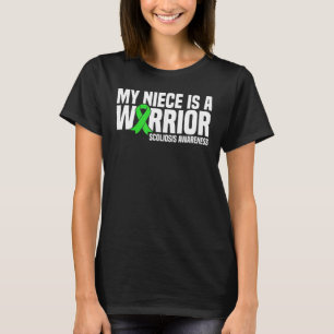 My Niece Is A Warrior Scoliosis Awareness Tシャツ