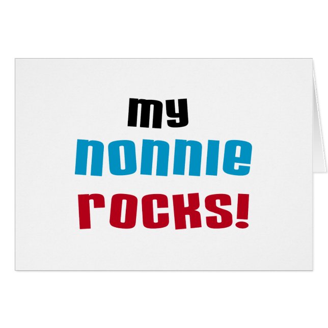 My Nonnie Rocks Tシャツ&ギフト (正面横)