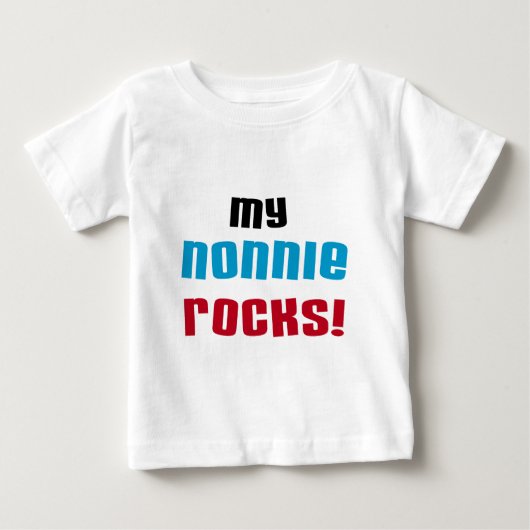 My Nonnie Rocks Tシャツ&ギフト ベビーTシャツ (正面)