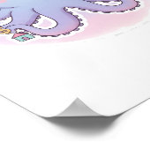 My Ocean of Abundance – Cute Manifestation Octopus ポスター (角)