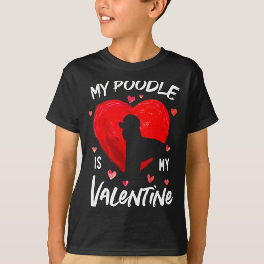 My Odle Is My Valentine Hearts Odle Dog Valent  Tシャツ (正面)
