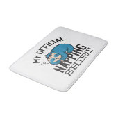 My official napping shirt - Lazy sleeping Sloth バスマット (アングル)